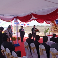 Ground Breaking Ceremony of  TOPRE (THAILAND) CO., LTD.