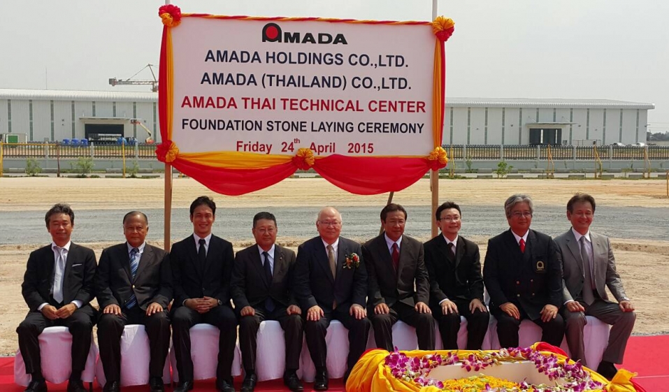Foundation Stone Laying Ceremony of AMADA (THAILAND) CO.,LTD.
